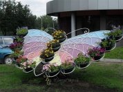 Кованая подставка для цветов №100 в Екатеринбурге фото