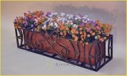 Кованая подставка для цветов №109 в Екатеринбурге фото