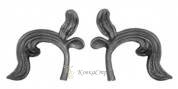 19-1731 Лист штампованный 14.2x12.8 см, толщина 5-13 мм в Екатеринбурге фото

