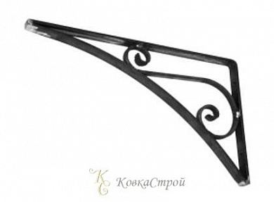 Кр-030 Кронштейн для полок, вывесок, цветов 44x26 см в Екатеринбурге фото
