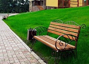 Кованая скамейка №52 в Екатеринбурге фото
