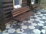 Кованая скамейка №23 в Екатеринбурге фото
