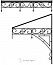 Кованый козырек №36
