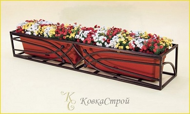 Кованая подставка для цветов №111 в Екатеринбурге фото