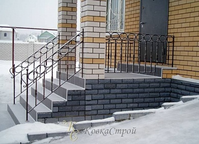 Лестничное ограждение №250 в Екатеринбурге фото
