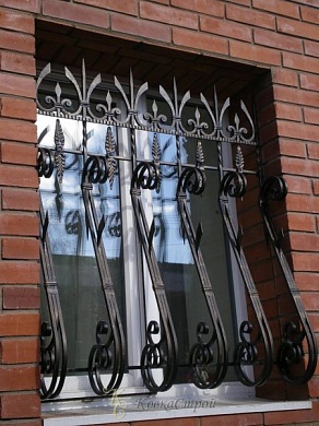 Кованая решетка №159 в Екатеринбурге фото
