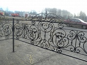 Кованая оградка №16 в Екатеринбурге фото
