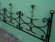 Кованая оградка №22 в Екатеринбурге фото
