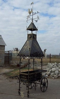 Кованый мангал №87 в Екатеринбурге фото
