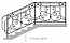 Кованые перила №29