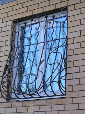 Кованая решетка №195 в Екатеринбурге фото

