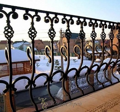 Ограждение балкона №72 в Екатеринбурге фото
