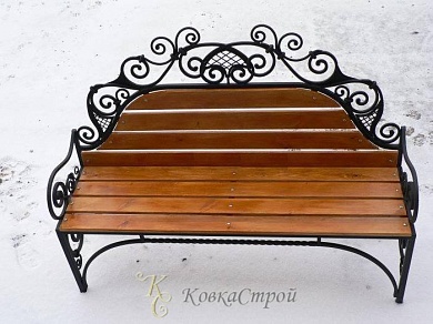 Кованая скамейка №12 в Екатеринбурге фото
