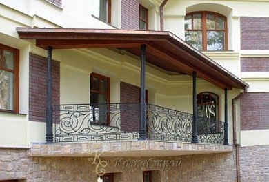 Ограждение балкона №49 в Екатеринбурге фото
