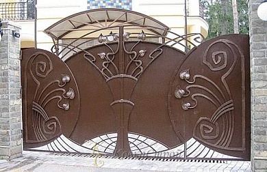 350. Ворота в Екатеринбурге фото
