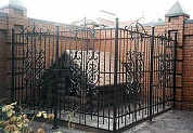 Кованый вольер для собак №12 в Екатеринбурге фото
