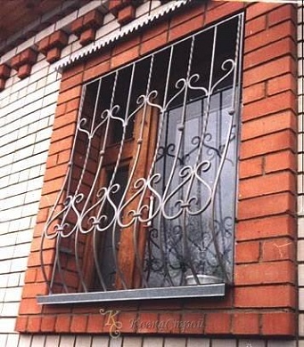 Кованая решетка №251 в Екатеринбурге фото
