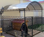 Кованый вольер для собак №5 в Екатеринбурге фото
