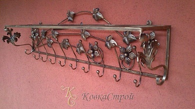 Кованая вешалка №92 в Екатеринбурге фото