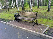 Кованая скамейка №56 в Екатеринбурге фото
