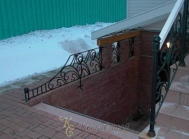 Лестничное ограждение №54 в Екатеринбурге фото
