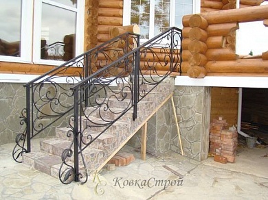 Лестничное ограждение №104 в Екатеринбурге фото
