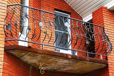 Ограждение балкона №94 в Екатеринбурге фото
