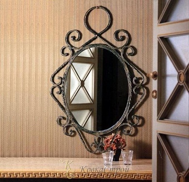 Кованое зеркало №58 в Екатеринбурге фото